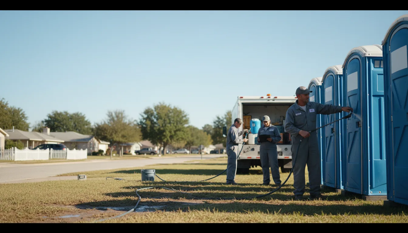 Long-Term Portable Toilet Rental in Golden Eagle, IL near me